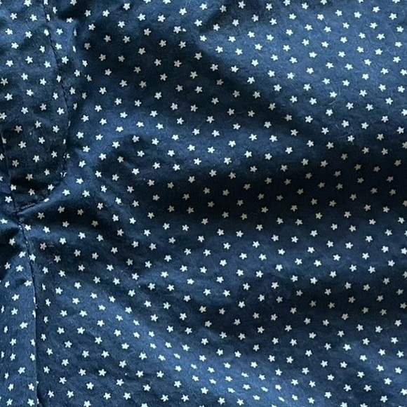 CHAPS brand navy blue with white stars. sz 4 shorts. 5” inseam - Picture 2 of 3
